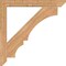 Ekena Millwork Balboa Slat Smooth Bracket, Western Red Cedar, 3 1/2"W x 36"D x 36"H BKT04X36X36BOA06SWR - alternate 4